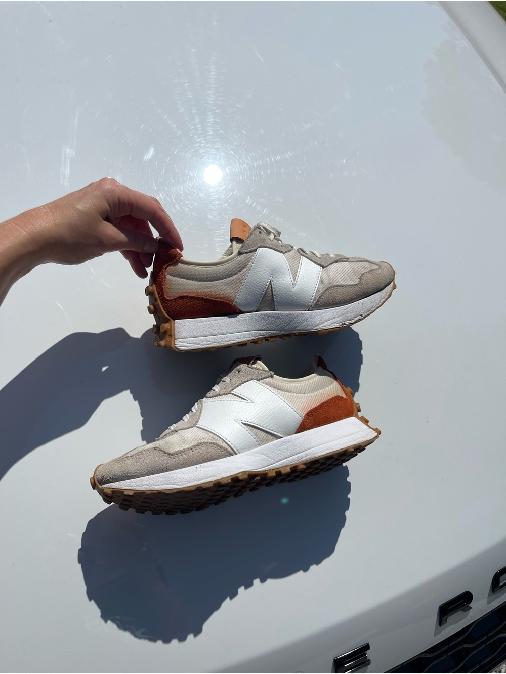 New Balance 327 Women’s, Sea salt with rust oxide color - Picture 2 of 14